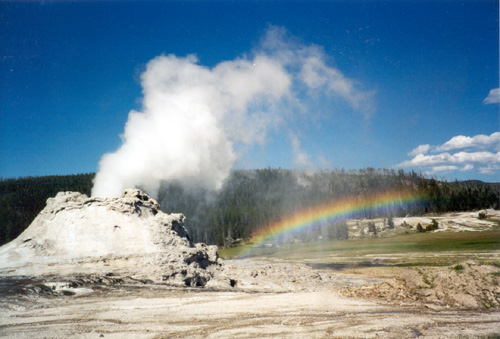 Close weather detail near Castle Geyser